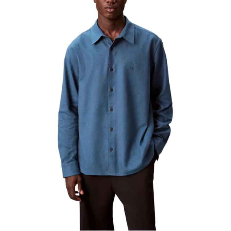 

Calvin Klein Удобная рубашка на пуговицах, модная, универсальная, повседневная, с длинным рукавом, мужская рубашка 4LD119G-ROC S