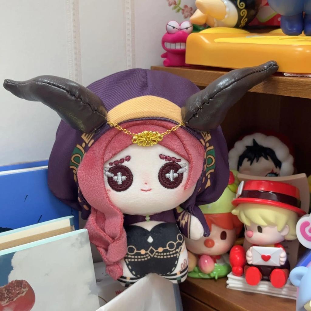 10Cm Mini Stuffed Toy Game Anime Identity V Priest Fiona Series Merch Removable Hat Plush Doll Toy Soft Dress Up Cotton Kid Gift