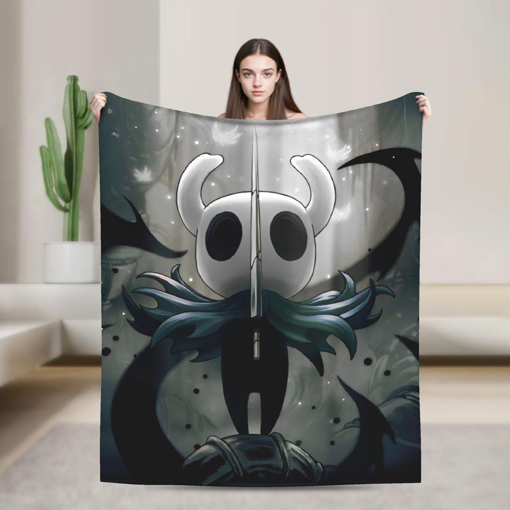Hollow Knight Flísové Deky Akční Dobrodružství Úžasné Přehozy na Domácnost 125*100cm Kus Koberce