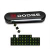 1Pcs Car Temporary Parking Card Plate Badge Car Styling for Dodge Caliber Ram 1500 Stratus Dart Caravan Charger Grand Caravan Journey