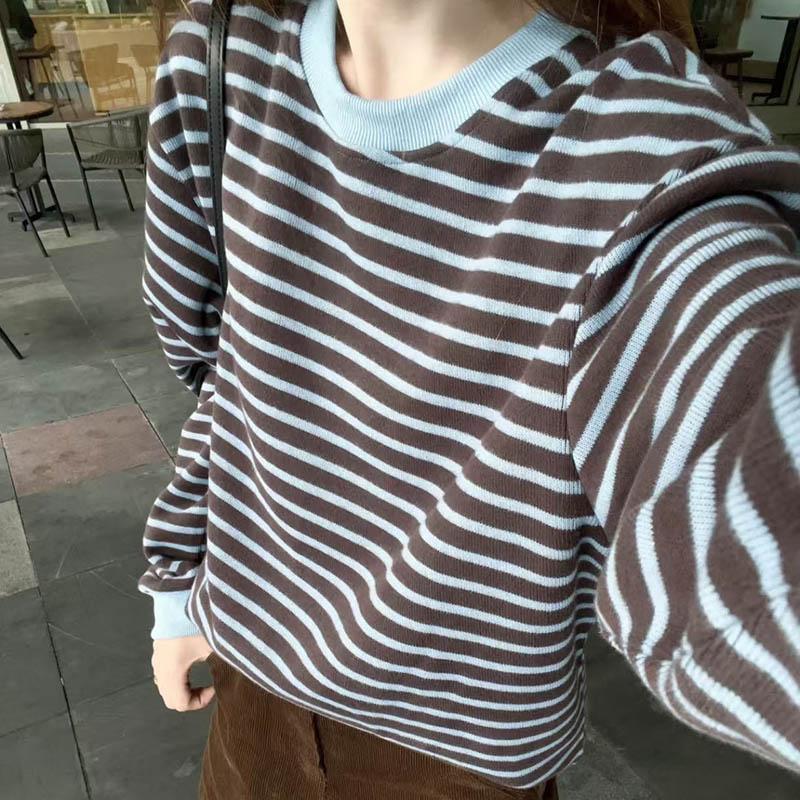 Женский свитшот Хлопок Оверсайз Флис Утепленный Свободный Полувысокая горловина Повседневный Пуловер Длинный рукав Зимний свитшот Топ XXL 2990₽