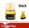 Colorless Black Shoe Polish & Leather Care Kit with Brush Cleanser