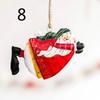 Party Decorations Gift Christmas Pendant Xmas Tree Doll Hanging Metal Ornaments DIY Christmas Day Santa Angel Claus