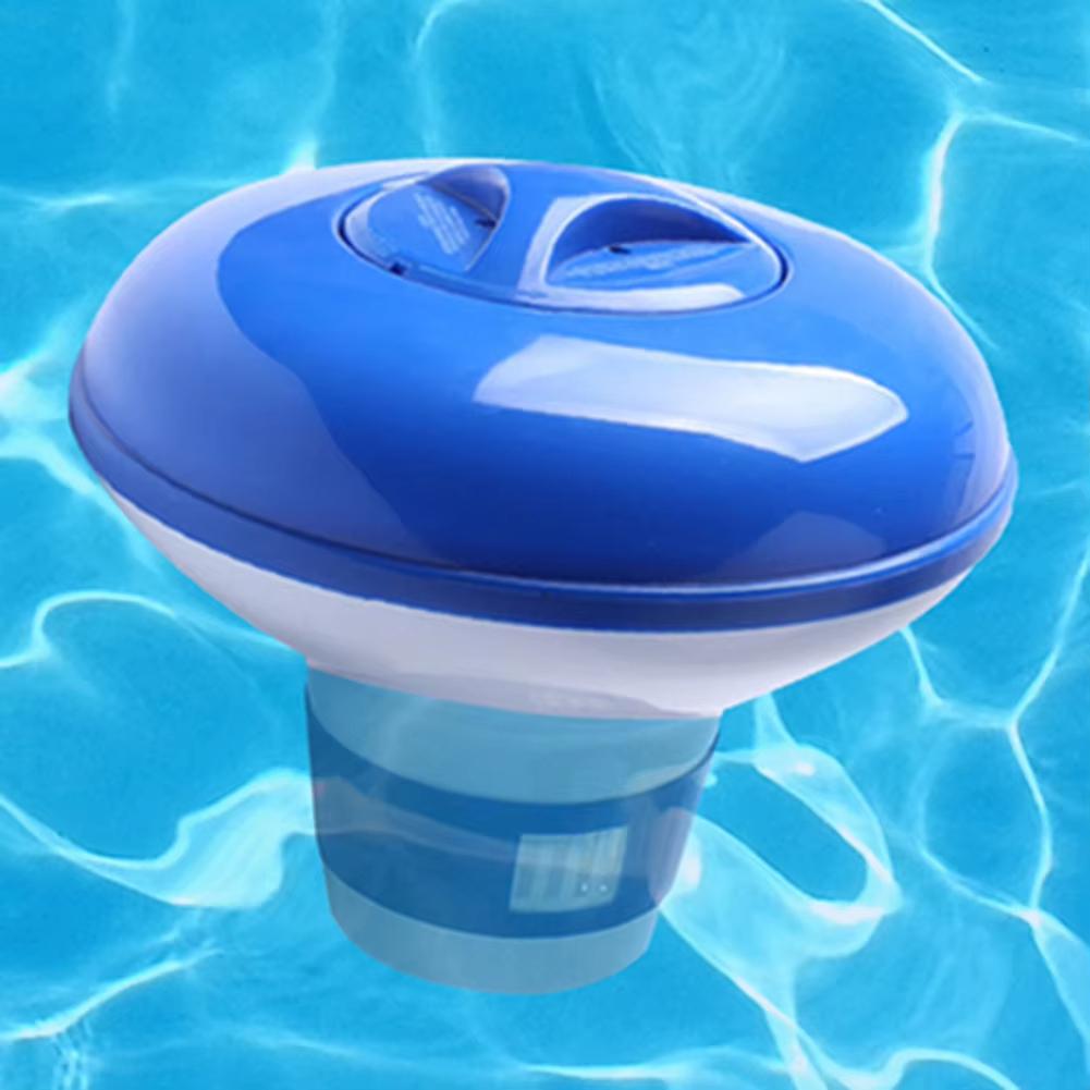 Pool Automatic Chlorine Tablet Dispenser Swimming Pool Cleaning Pill Disinfecting Box Floating Chlorine Dispenser Clean Tool