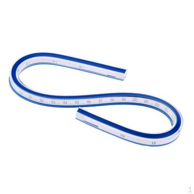 Vinyl 30cm Flexible Curve Ruler Model Making Drawing Modeling Tool Accessory