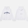 Mens Hooded Sweatshirt American Style Letter Print Loose Casual Daily Wear Top