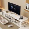 Office Desktop Monitor Stand with Drawer for Storage and Organization