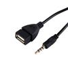 0.2 M 3.5Mm Male Audio Aux Jack To Usb 2.0 Type A Female Otg Converter Plug