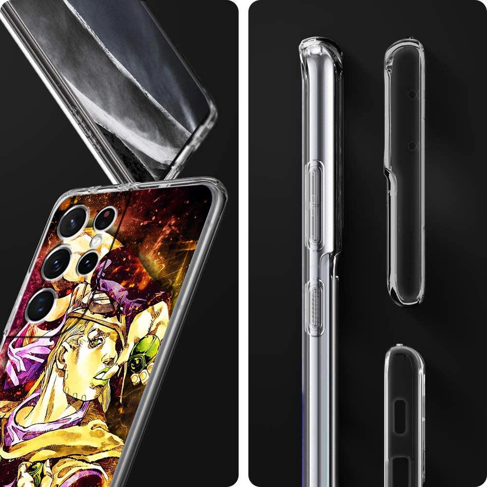 Husa de telefon Jojo Bizarre Adventure pentru Samsung Galaxy S22 5G S20 Ultra S21 FE 5G S10E S9 S8 S10 Plus Note 20 10 Husa din spate transparenta