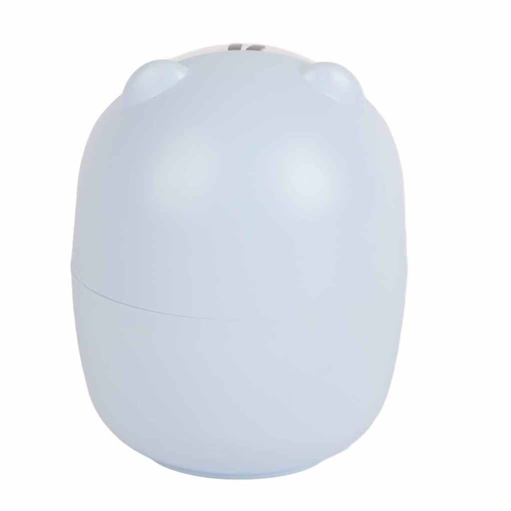 Mini Coș de Gunoi de Birou Aspect Drăguț Deschidere Mare Coș de Gunoi din Plastic pentru Birou Deșeuri Detașabile