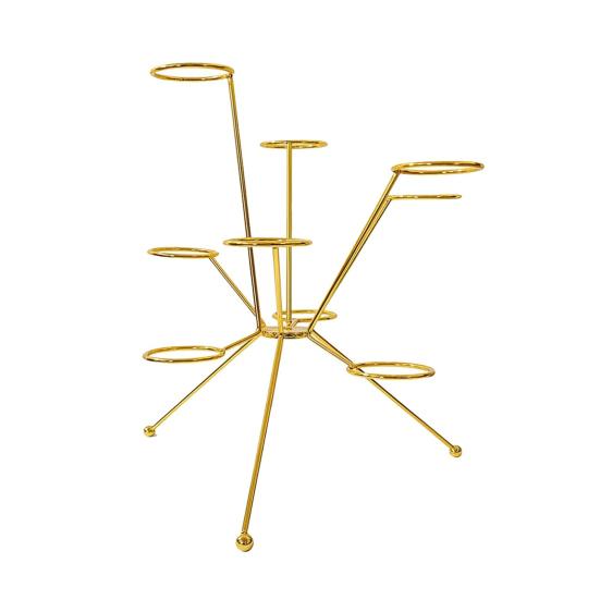 

Разборная металлическая скульптурная подставка для фруктов, центральный элемент для кухонного стола, радиальный дизайн, креативная стойка для демонстрации свежих фруктов, тортов, декора 1pc