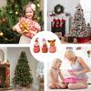 Drawstring Christmas Bags 3piece Cartoon Doll Containers Fabric Christmas Bags For Birthday Kids Holiday Wedding Party Candy