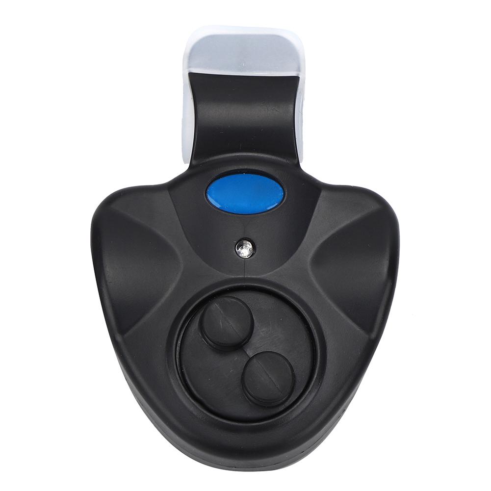 

Электронный сигнализатор поклевки со светодиодной подсветкой, звуковой колокольчик, клипса на удилище, рыболовные снасти и аксессуары для ночной рыбалки, черный чёрный