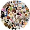 10/30/50 Stück Lustige Tiere Meme Aufkleber Niedliche Katze Hund Hase Abziehbilder Wasserdicht DIY Skateboard Notizbuch Telefon Graffiti Aufkleber Spielzeug