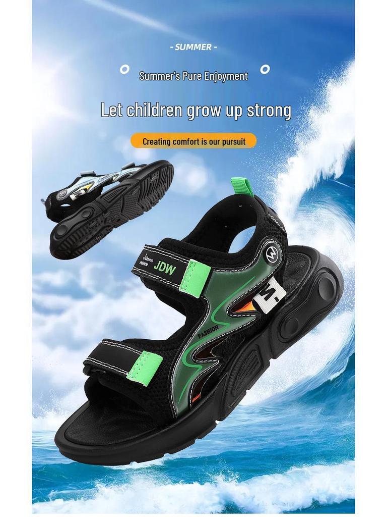 Non-Slip Boys' Casual Summer Sandals – Odor-Resistant, Soft Sole, Shock-Absorbing