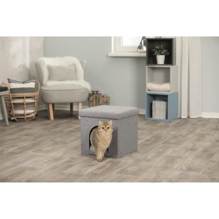 TRIXIE Koselig skjulested Alois - 38x40x38cm - Grå - For katt