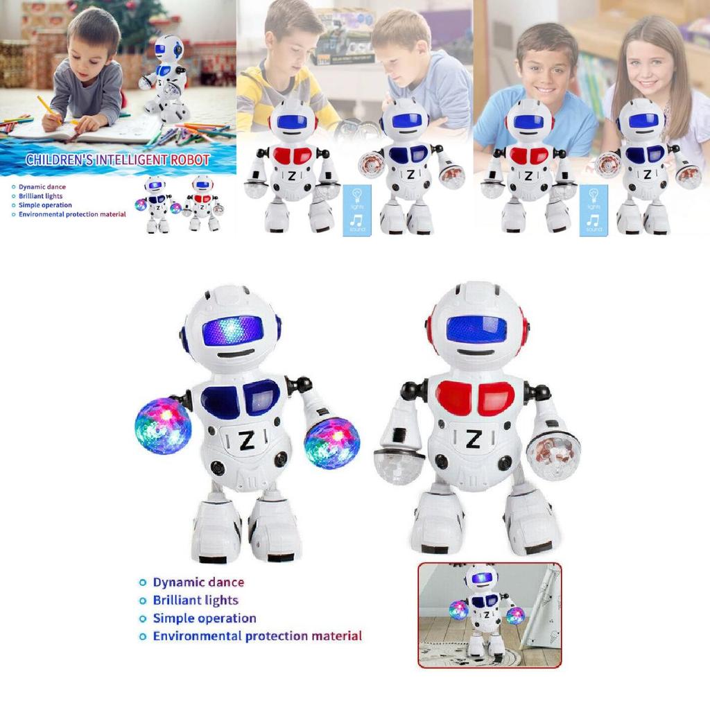 Interactive Musical Dancing Robot Drum Toy For Kids With Colorful Lights And Sounds