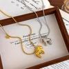 Fashion Pearl Chain Metal Horse Necklace Animal Pony Pendant Long Sweater Chain Pendant Necklace Jewelry Accessories Gifts