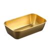 Silver Gold Fried Food Trays Stainless Steel French Fries Plate Durable Snack Basket  Hot Pot