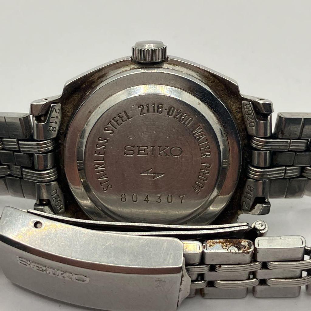 Used Working Item Ladies SEIKO Chours Manual Winding Watch 21 Jewels Date