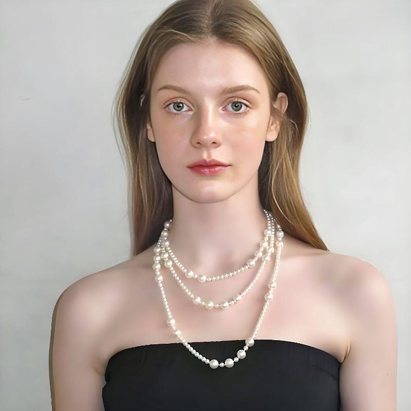 Halskette Bronze Alt Retro Nische Designgefühl Personalisierte Schlüsselbeinkette