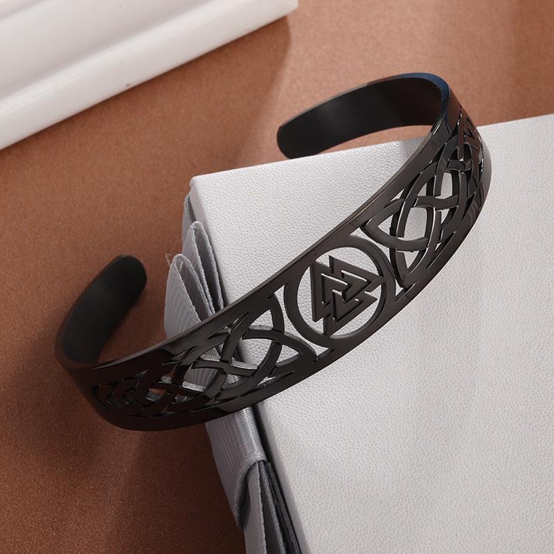 

Популярные ретро браслеты с открытым ртом в Европе и Соединенных Штатах Модные и персонализированные мужские браслеты из титановой стали