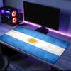 Argentina Flag Design Mouse Pad, Rubber Base, Mouse Pad for Gamers and Office Use, Gaming Desk , Easy To Clean Mat Christmas Fan Gifts