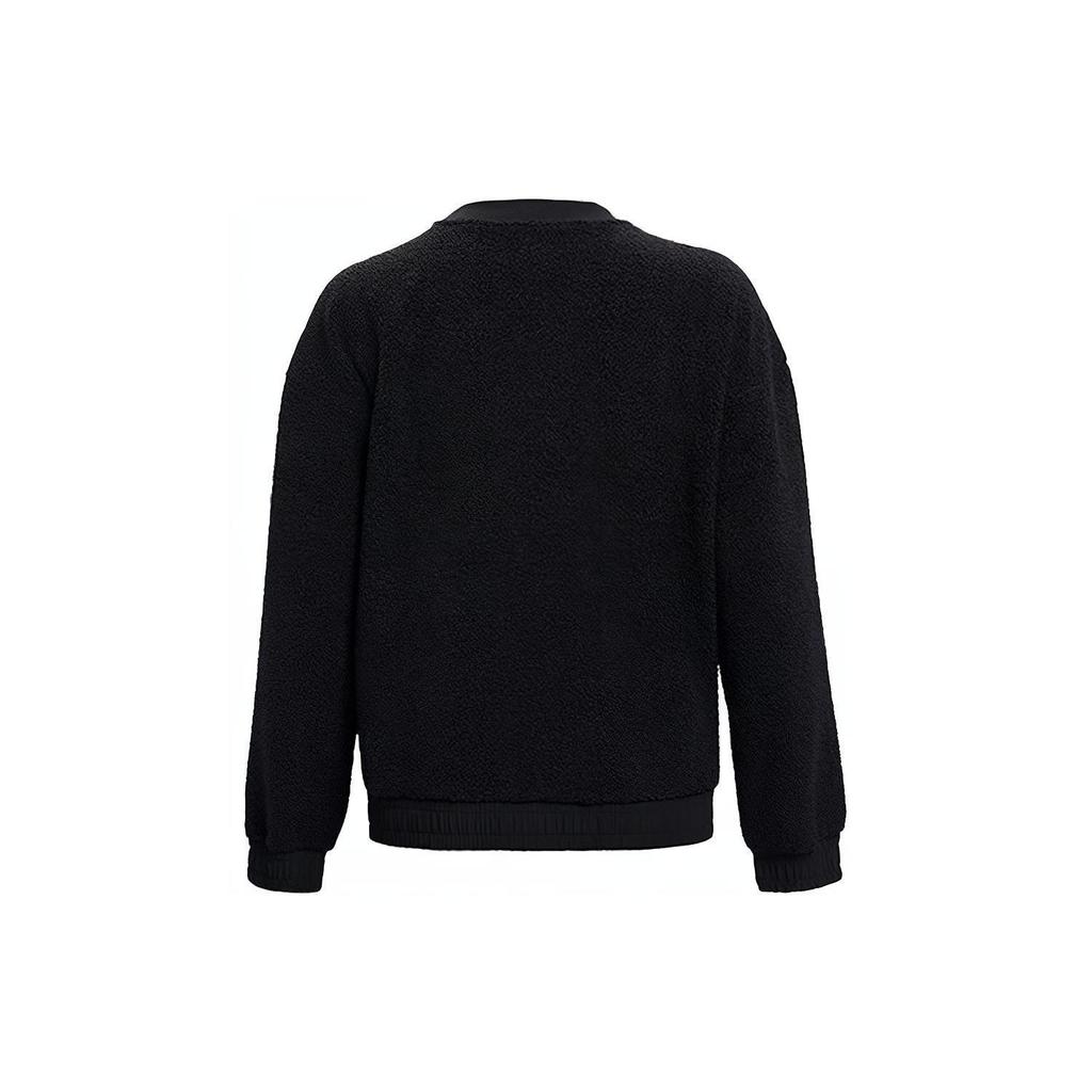Under Armour Pearl Velvet Round Neck Training Sweatshirt Women Sweatshirt Black 1367056-001