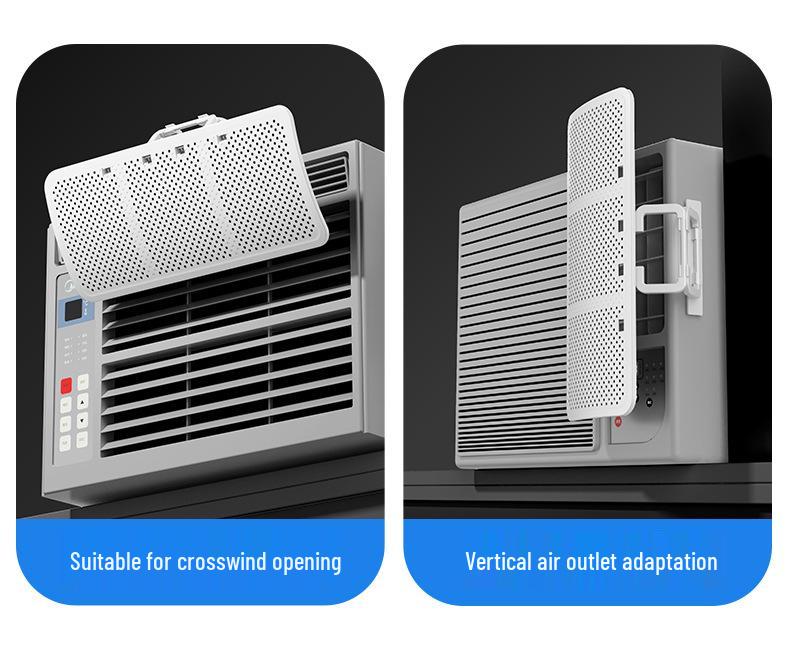 Universal White Waterproof Wind Deflector for Window Air Conditioners