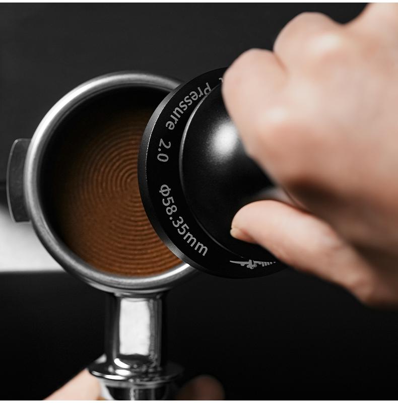 MHW-3BOMBER 30lb Constant Pressure Coffee Tamper 53.35mm  58.5mm Espresso Flat Tampers Loaded Barista espresso accessories Tool