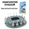 Desktop Ornaments Football Field Model Fans Souvenir DIY Paper Puzzle Table Games 3D Building Stadium Assembly Simulation TMZ