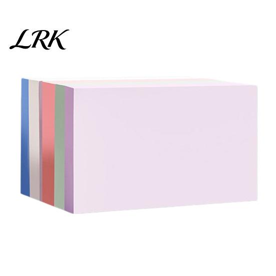 Memo Post Stickies Solid Color Self-Stick Note, Square Rectangle Self-adhesive Note Pad, Super Morandi Notes Sticking Power Stickies, Office Small