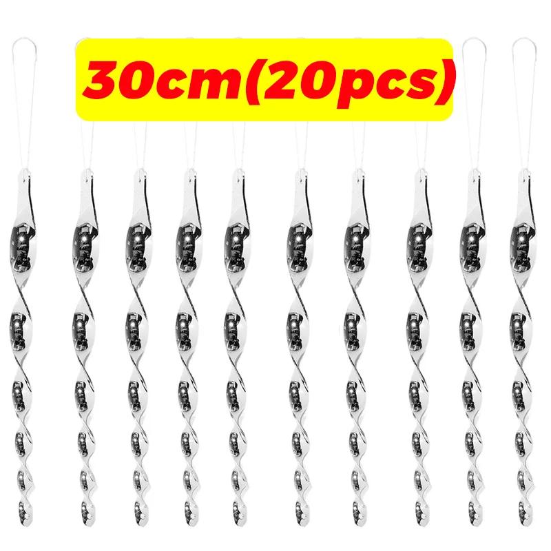 Reflective Bird Repellent Wind Spiral Rotating Rods Hanging Ornaments Balcony Garden Decor Pigeons Birds Scare Repeller Sticks