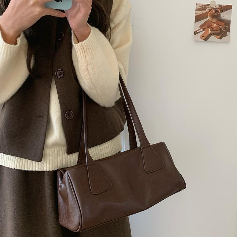 Autumn and Winter Korean Ins Retro Underarm Bags Versatile Commuter Casual Handbag Shoulder Bag