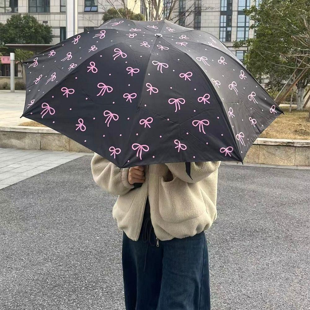 Compact UV Protection Mini Sun Umbrella INS UPF50 Travel Rain Umbrella Durable Lightweight Folding Pocket Umbrella Daily Use