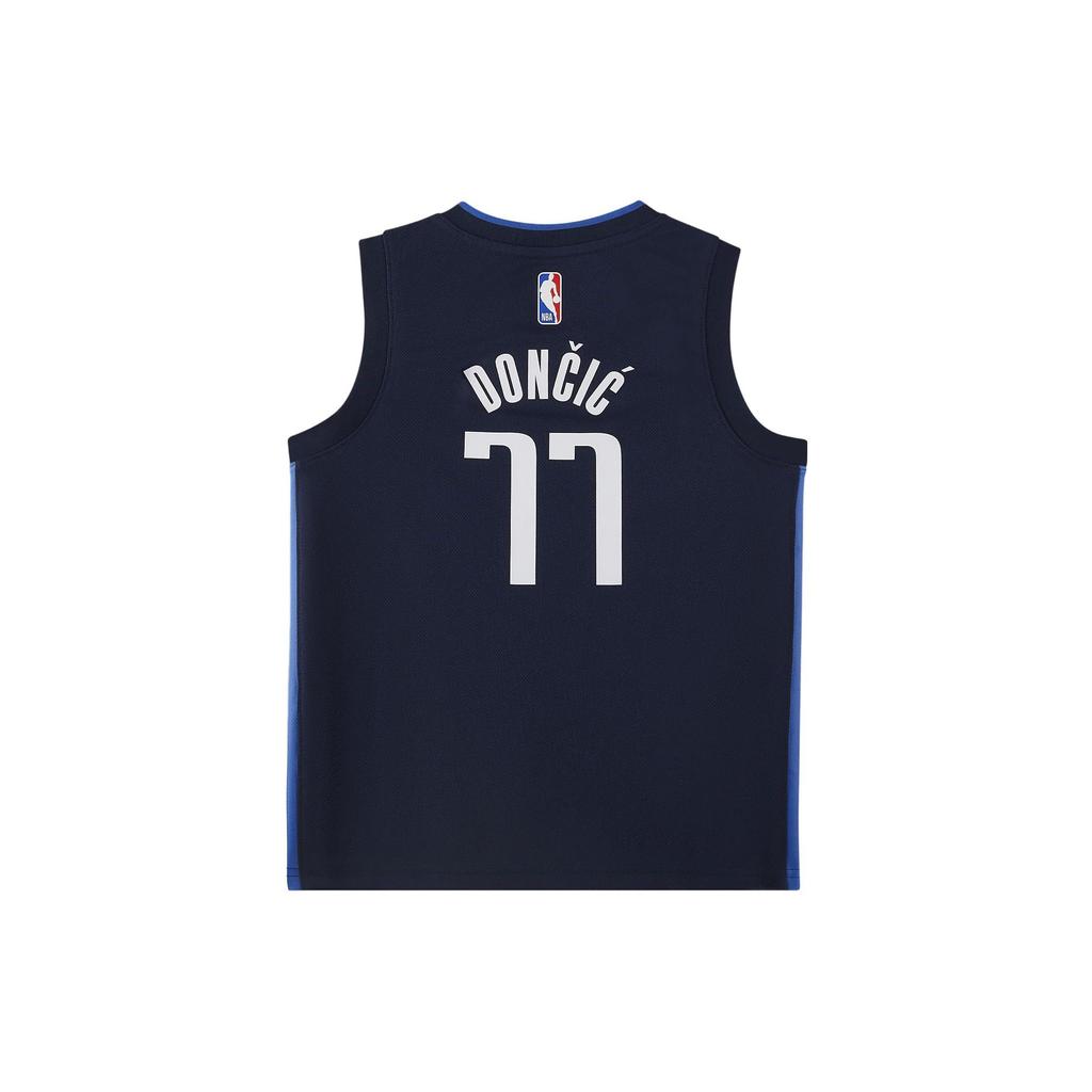 Jordan Statement Edition Letter Number Print Color Block Jersey Kids jerseys Deep-Blue DR1056-419