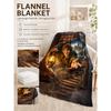 Adventure Beyond Story Printed Flannel Blanket Thick Soft Fleece Blanket For Living Room Sofa Balcony Home Decor Holiday Gift