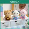 Cute Animal Plush Pendant With Pp Cotton Filling For Kid Bag Decor