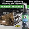 Scheinwerfer-Restaurations-Set Spray Auto Scheinwerfer Reparatur Politur Reiniger Stelle trübe vergilbte Linse wieder klar