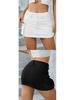 European & American Street Style Low-Waist Slim Fit Solid Color Autumn Skirt for Women