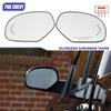For Cadillac Escalade ESV Chevrolet Avalanche 2007-2013 Rearview Mirror Glass Door Wing Mirror Heated Side Mirror Glass