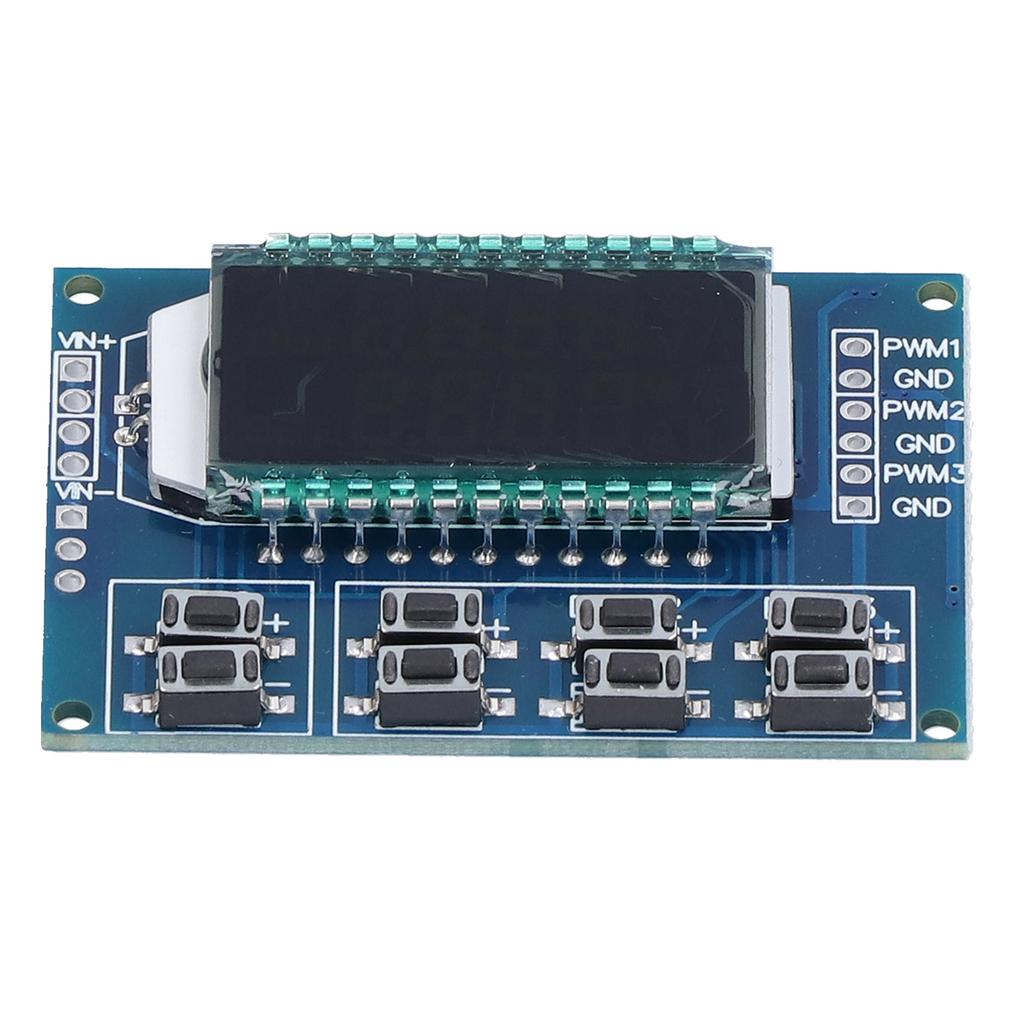 PWM Signal Generator 3 Channel Adjustable Pulse Square Rectangular Wave Frequency Duty Cycle Module