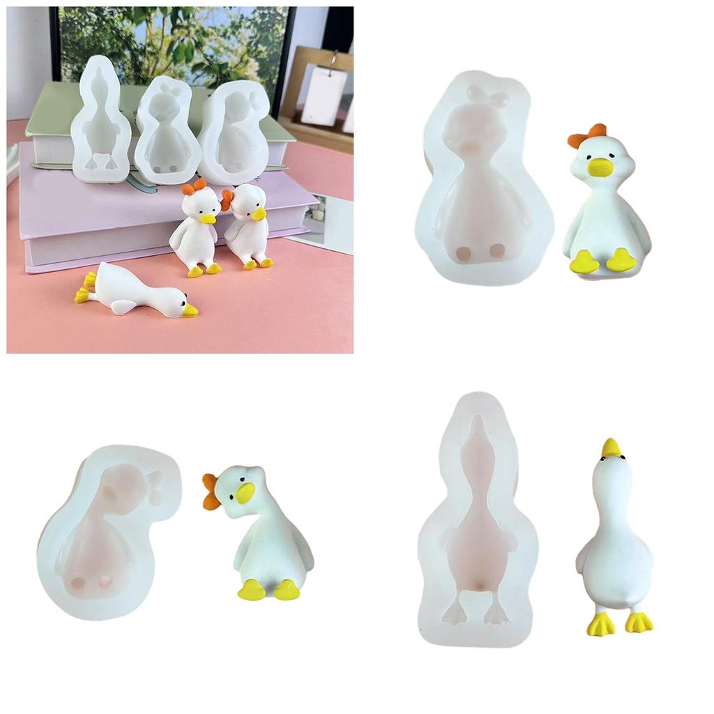 3D Duck Candle Crafting Mold Silicone Mould for Unique Handmade Crafts Epoxy Resin Wedding Decoration Making Mold