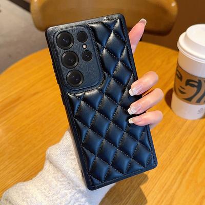 For Samsung S22 S23 S24 S25 Ultra Plus Case Soft Skin Fashion Leather Cover For Samsung Galaxy S25 Ultra S 25 Ultra S25+ Cases