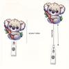 Cute Ambulance Retractable Nurse Badge Reel Clip Cartoon Medicine Doctor Students IC ID Card Badge Holder