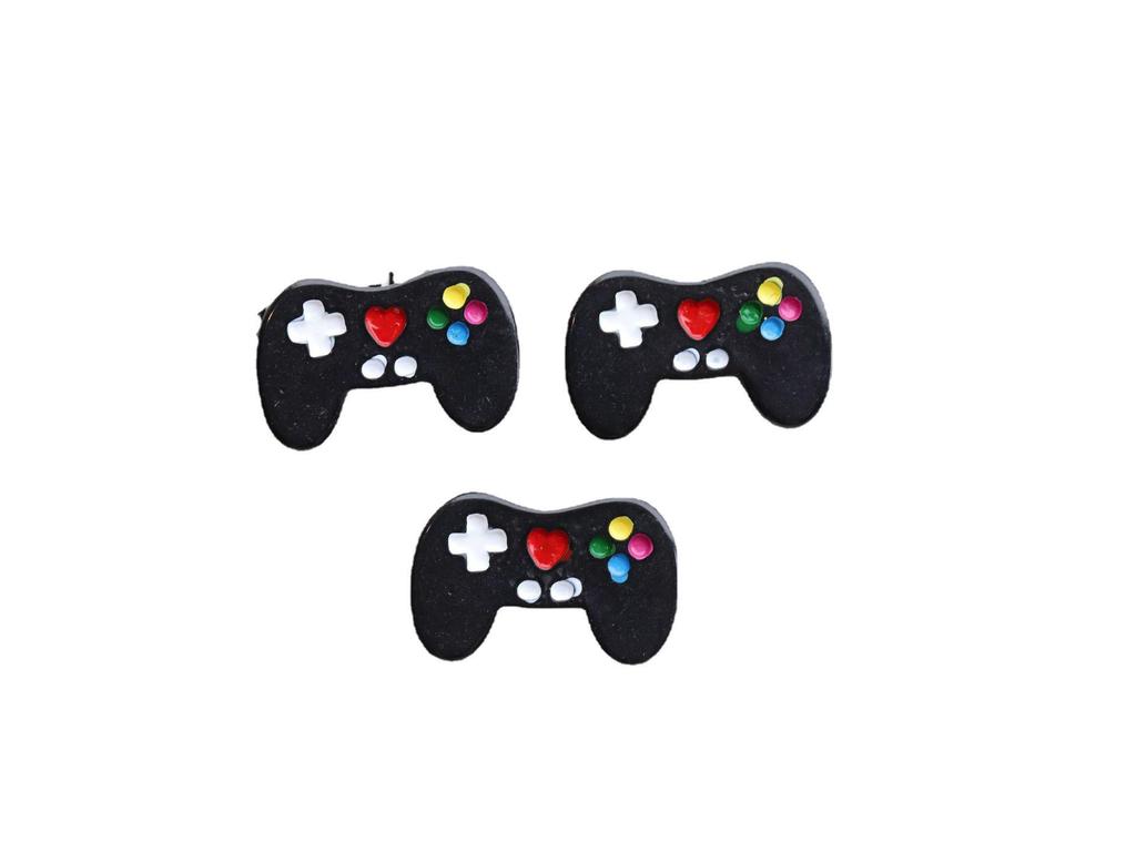 Creative DIY Jewelry Resin Accessories with Game Console Handle Design