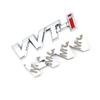 Car Sticker Emblem Auto Side Wings Badge Decal Dual VVT-i VVTi Camry Chr Avensis Reiz (Dual VVT-i Silver)