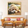 5D Diamond Painting Dog Cartoon Mosaic Animal Lake River Full Drill Embroidery Puppy DIY Crafts Kit Adult Room Decor
