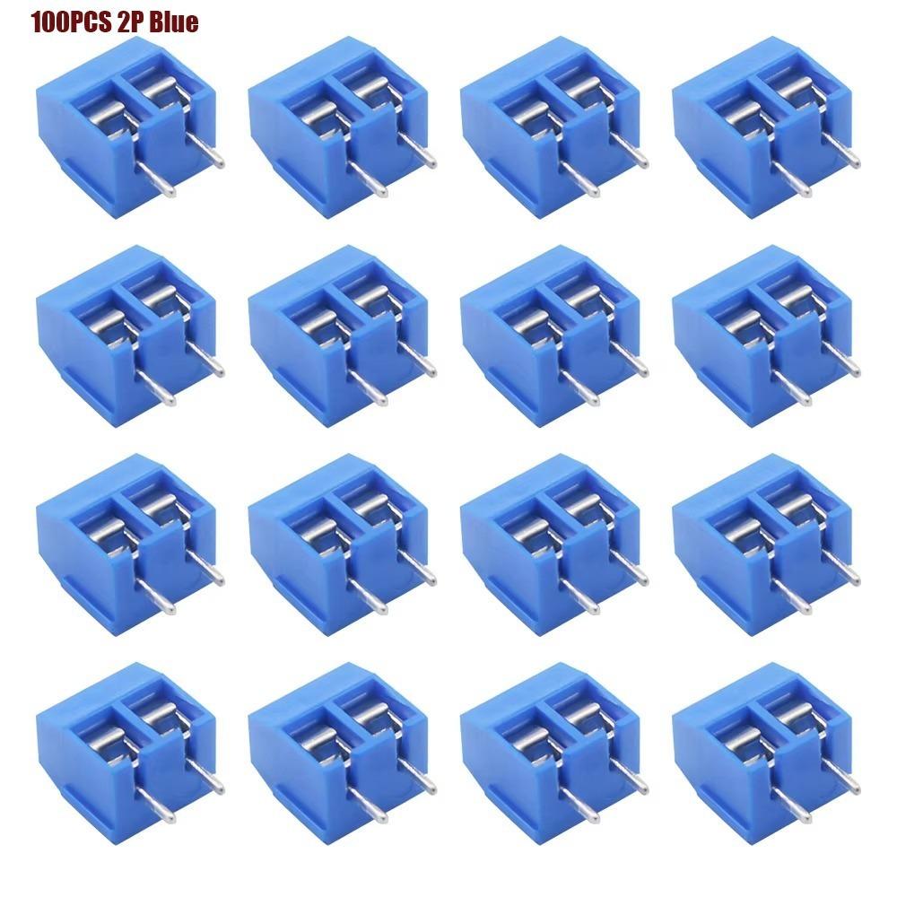 100PCS 2P/3P Configuration Screw Terminal Connector Straight Pin Connector  DIY Electronics