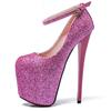 Big Size 41 42 43 Sexy Pumps Wedding Shoes Women Custom Ladies Shoes High Heels Glitter Pumps 19 Cm Sexy Zapatos Mujer WSH2607